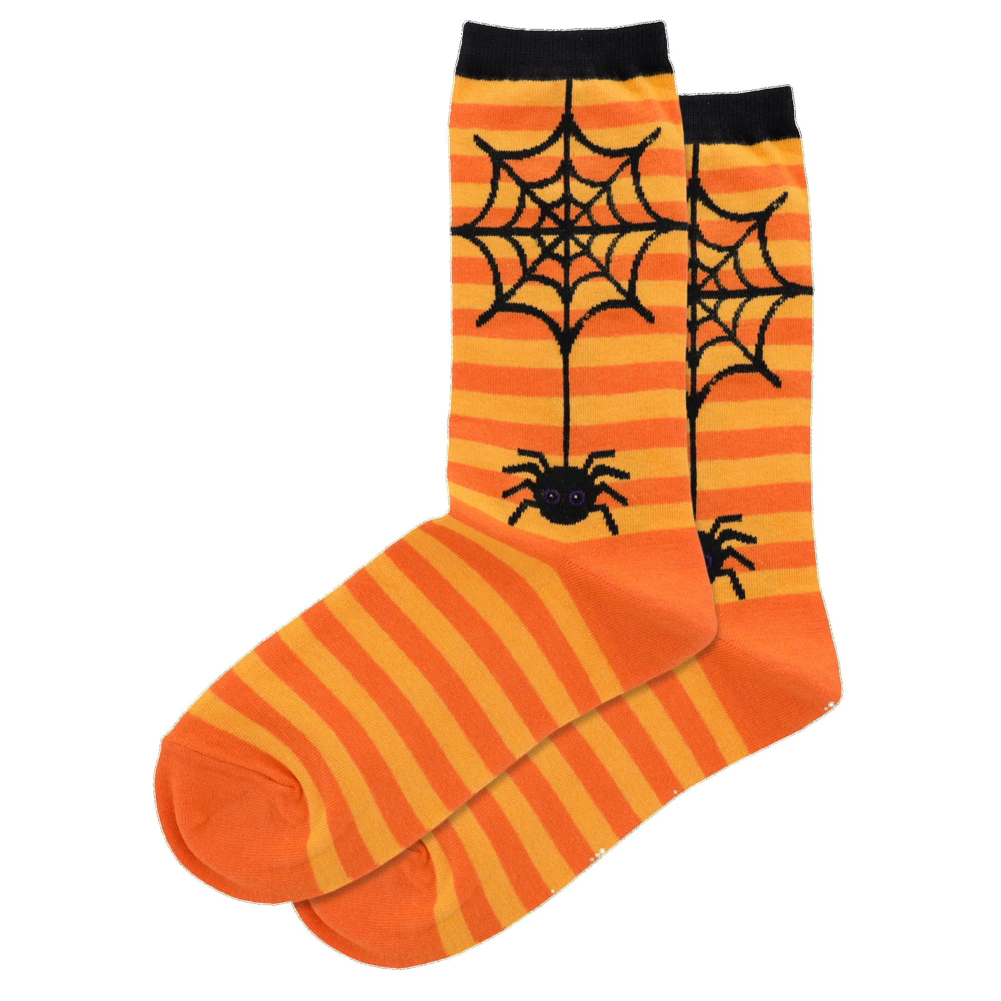 "Spider Stripe" Crew Socks by Hot Sox - Medium - SALE sold by Great Sox