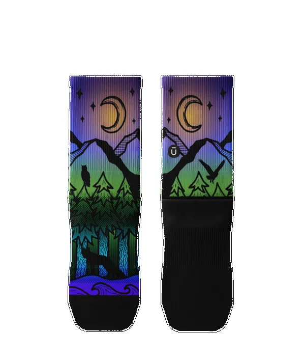 "Night Time Bliss" Performance Running Socks by Outway sold by Great Sox product image thumbnail 2