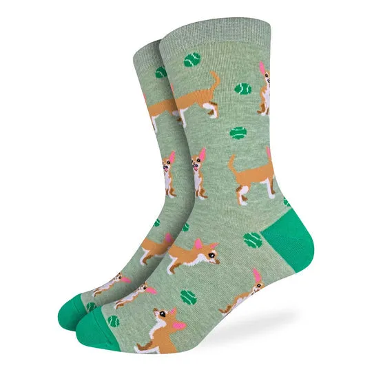 "Chihuahua Dog" Crew Socks by Good Luck Sock sold by Great Sox product image thumbnail 2
