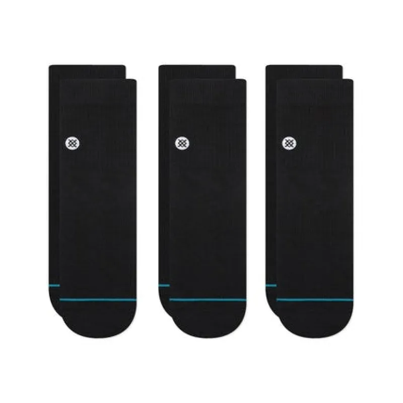 Stance "Icon Quarter 3 Pack" Combed Cotton Socks sold by Great Sox