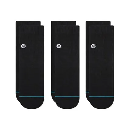 Stance "Icon Quarter 3 Pack" Combed Cotton Socks sold by Great Sox