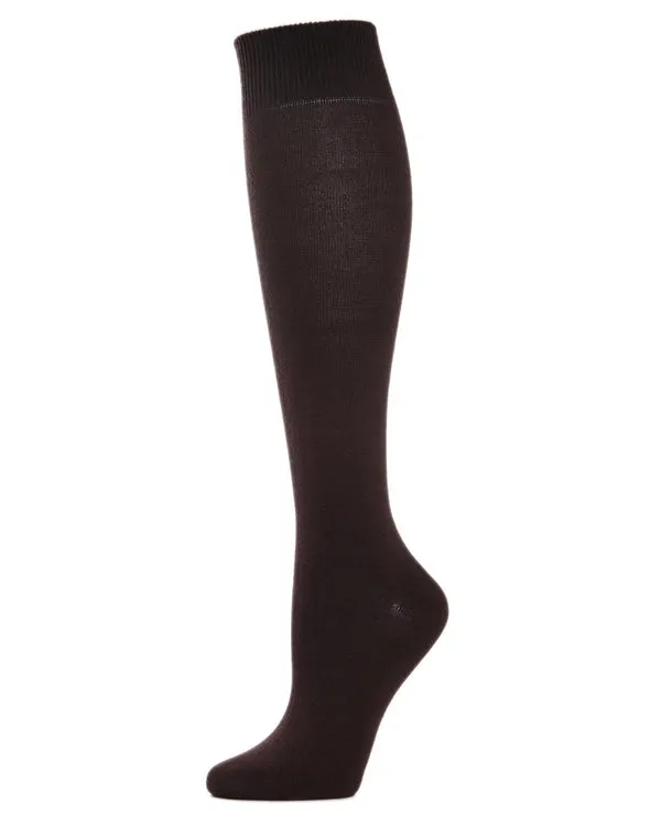 Bamboo Blend Solid Knit Knee High Socks by Me Moí sold by Great Sox product image thumbnail 5