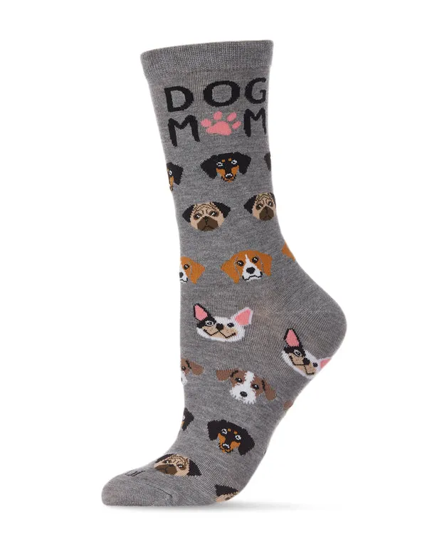 "Dog Mom Frenzy" Crew Bamboo Socks by Me Moí sold by Great Sox product image thumbnail 2