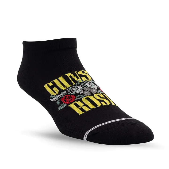 Perri's "GUNS N' ROSES" Polyester Liner Ankle Socks - Large sold by Great Sox product image thumbnail 2