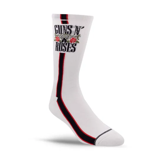 Perri's "GUNS N' ROSES SIDE STRIPE" Cotton Crew Sock - Large sold by Great Sox product image thumbnail 4