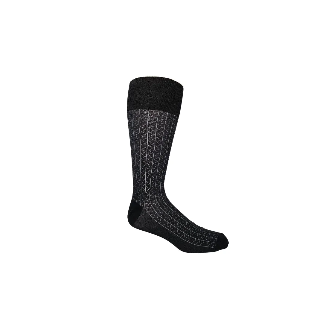 2 PAIR - Vagden Men's Herringbone Mercerized Cotton XL Dress Socks (CLEARANCE) sold by Great Sox product image thumbnail 5