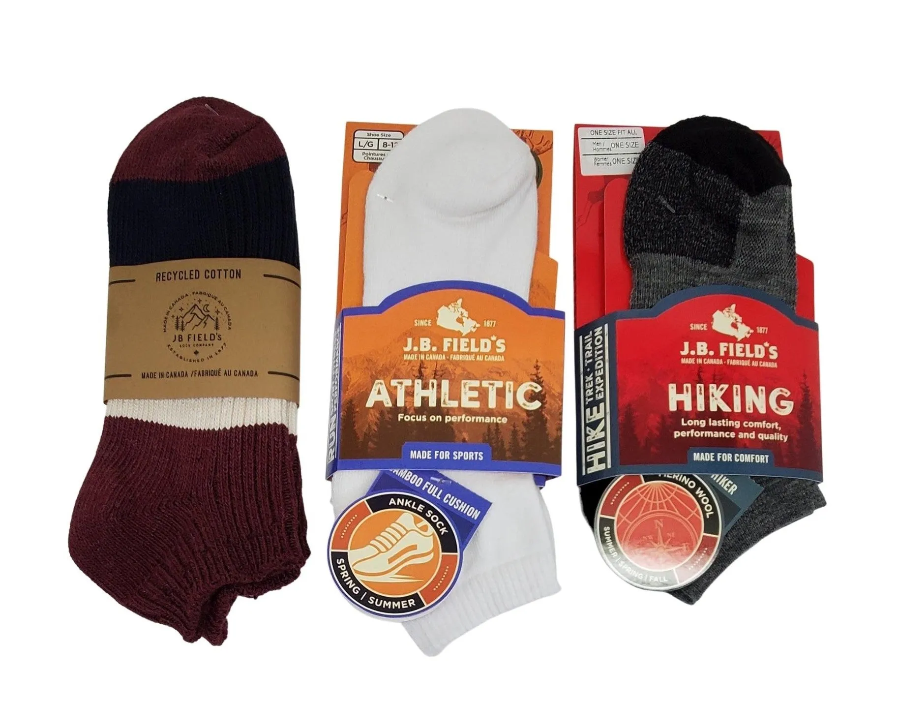 3 PAIR - Best of J.B. Field's Summer Low-cut Ankle Socks (Assorted) sold by Great Sox product image thumbnail 2