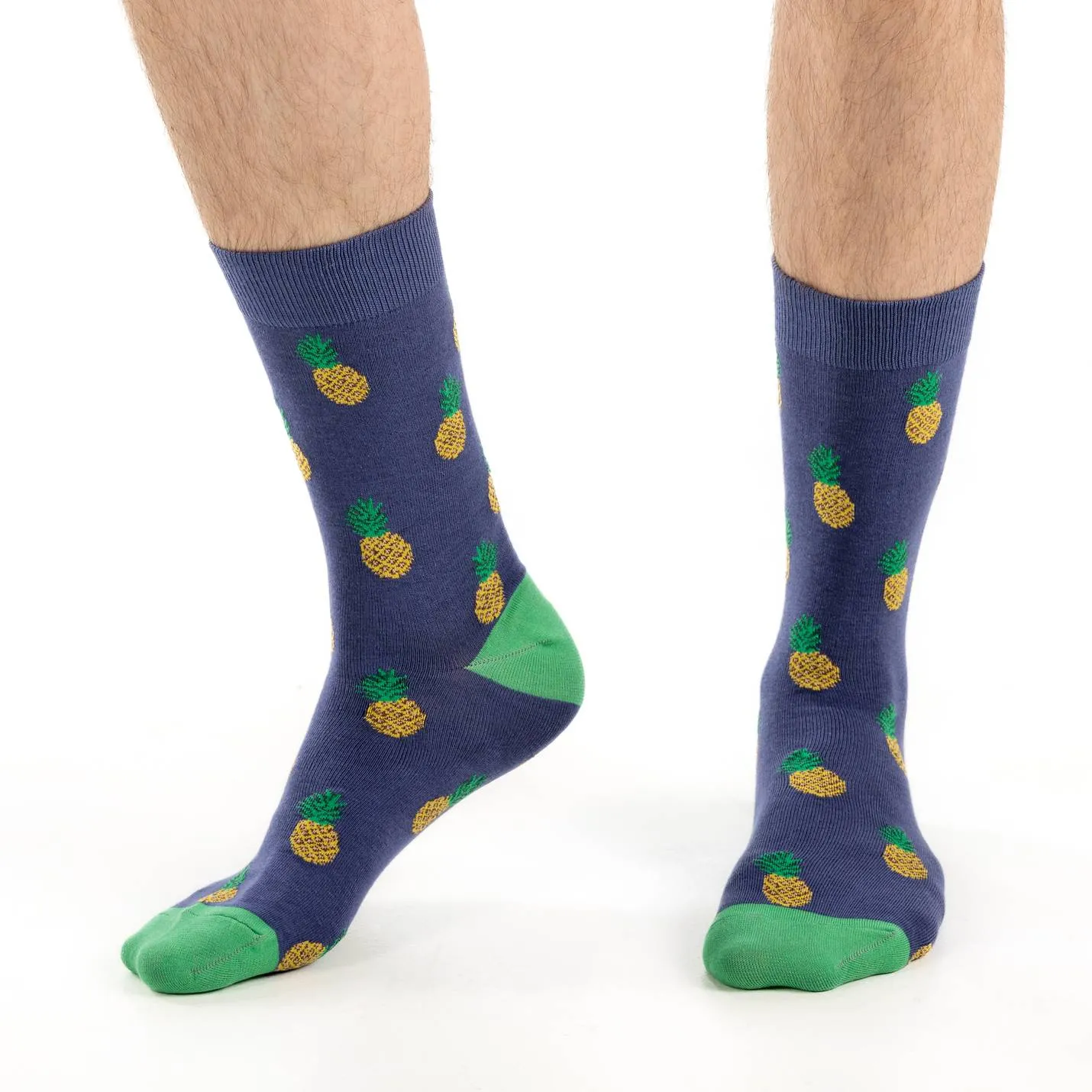 "Pineapples" Crew Socks by Good Luck Sock(CLEARANCE) sold by Great Sox product image thumbnail 2