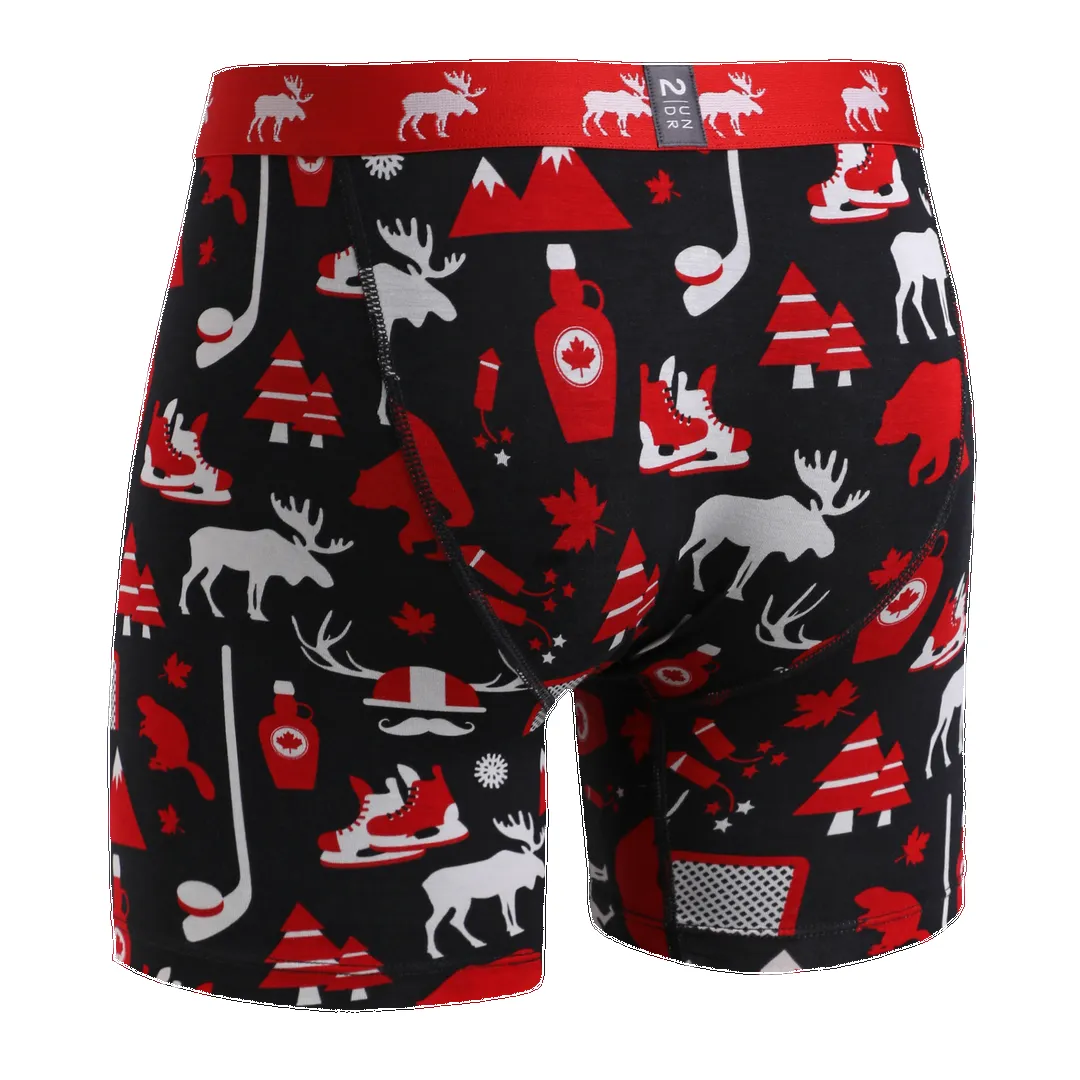 2UNDR Day Shift 6" Boxer Brief - Canada Eh sold by Great Sox product image thumbnail 2