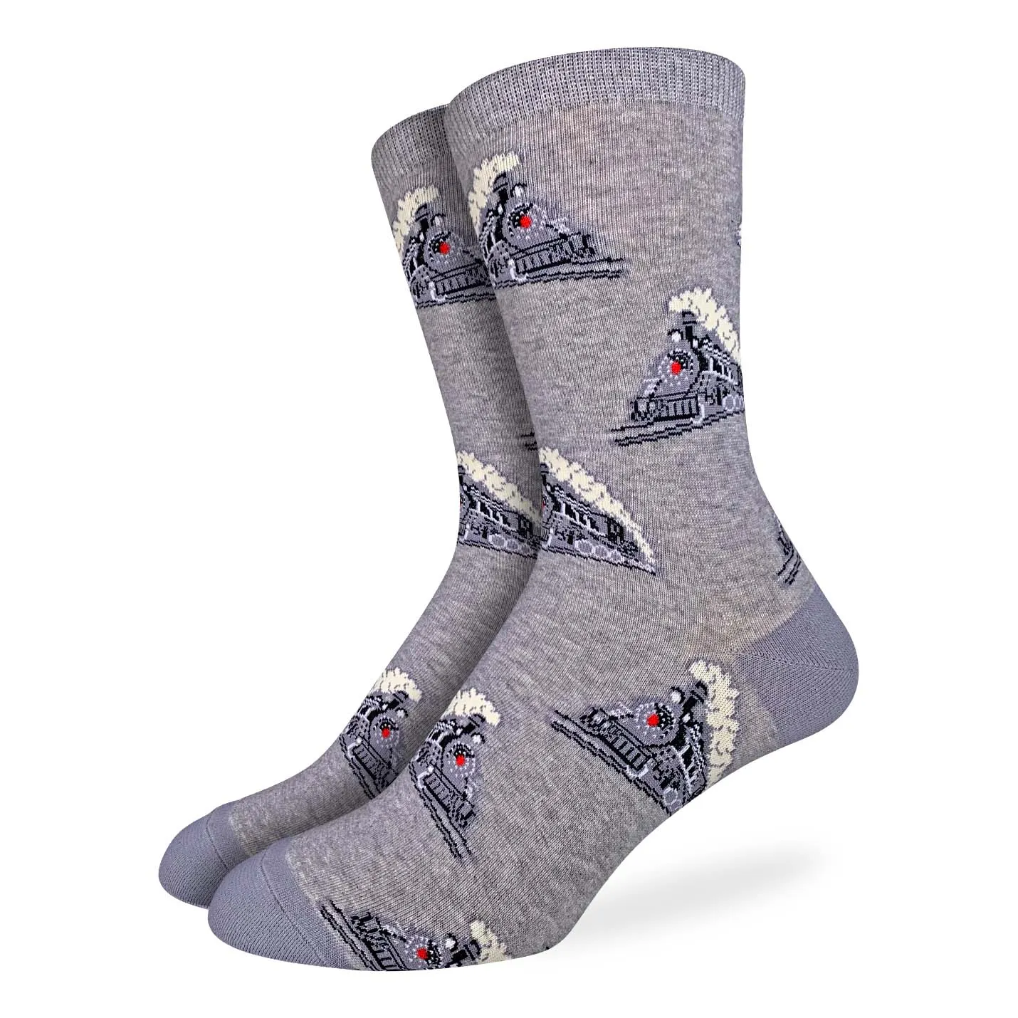 "Steam Train" Crew Socks by Good Luck Sock - Large sold by Great Sox