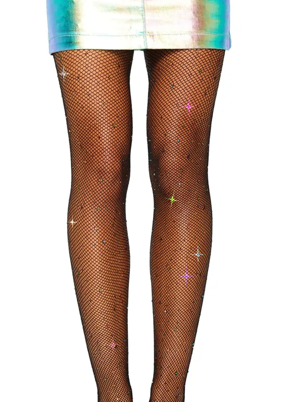 Fishnet Rhinestone Tights from Leg Avenue sold by Great Sox