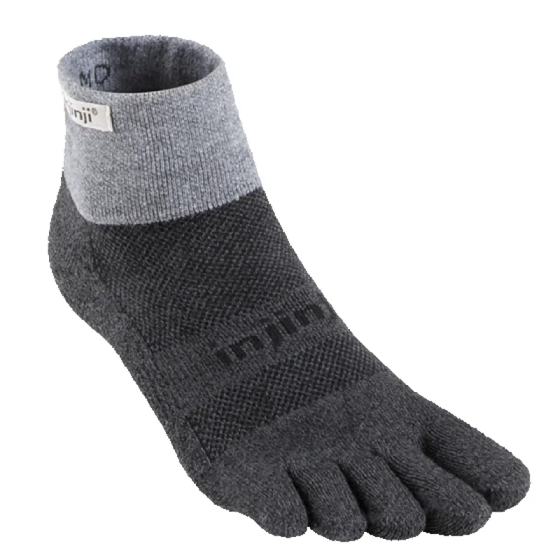 Trail Midweight Mini-Crew Ankle Socks by Injinji sold by Great Sox