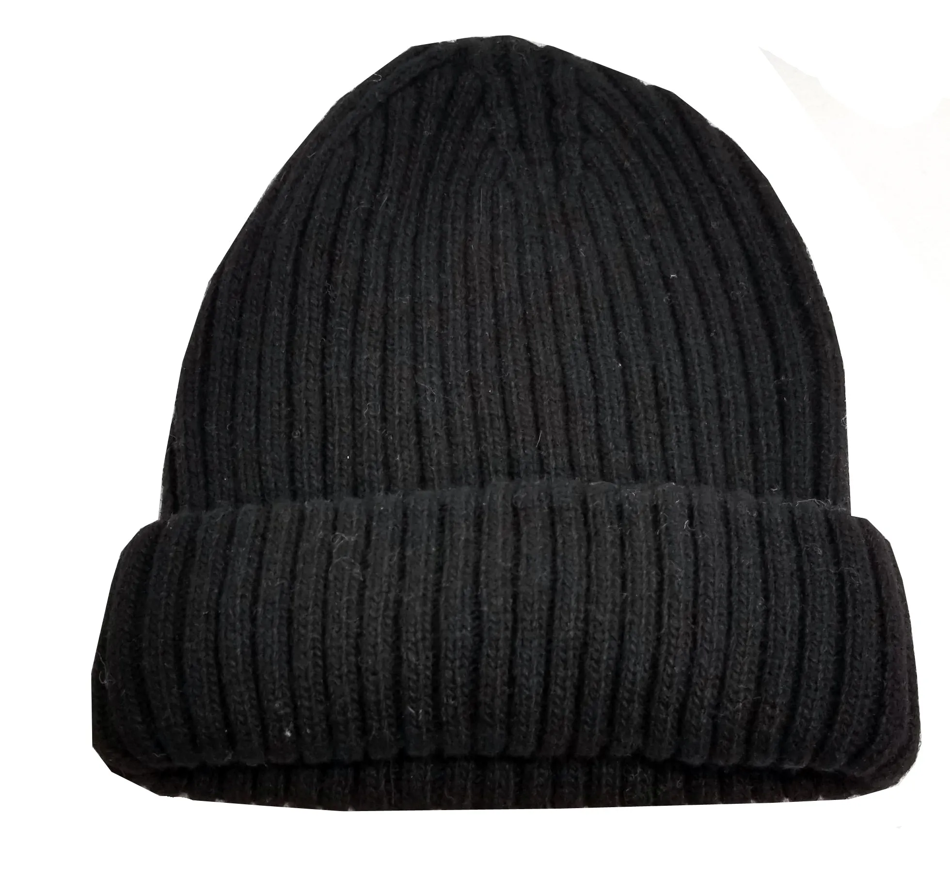 Unisex Merino Wool Blend Ribbed Toque ( medium / snug fit) sold by Great Sox product image thumbnail 4