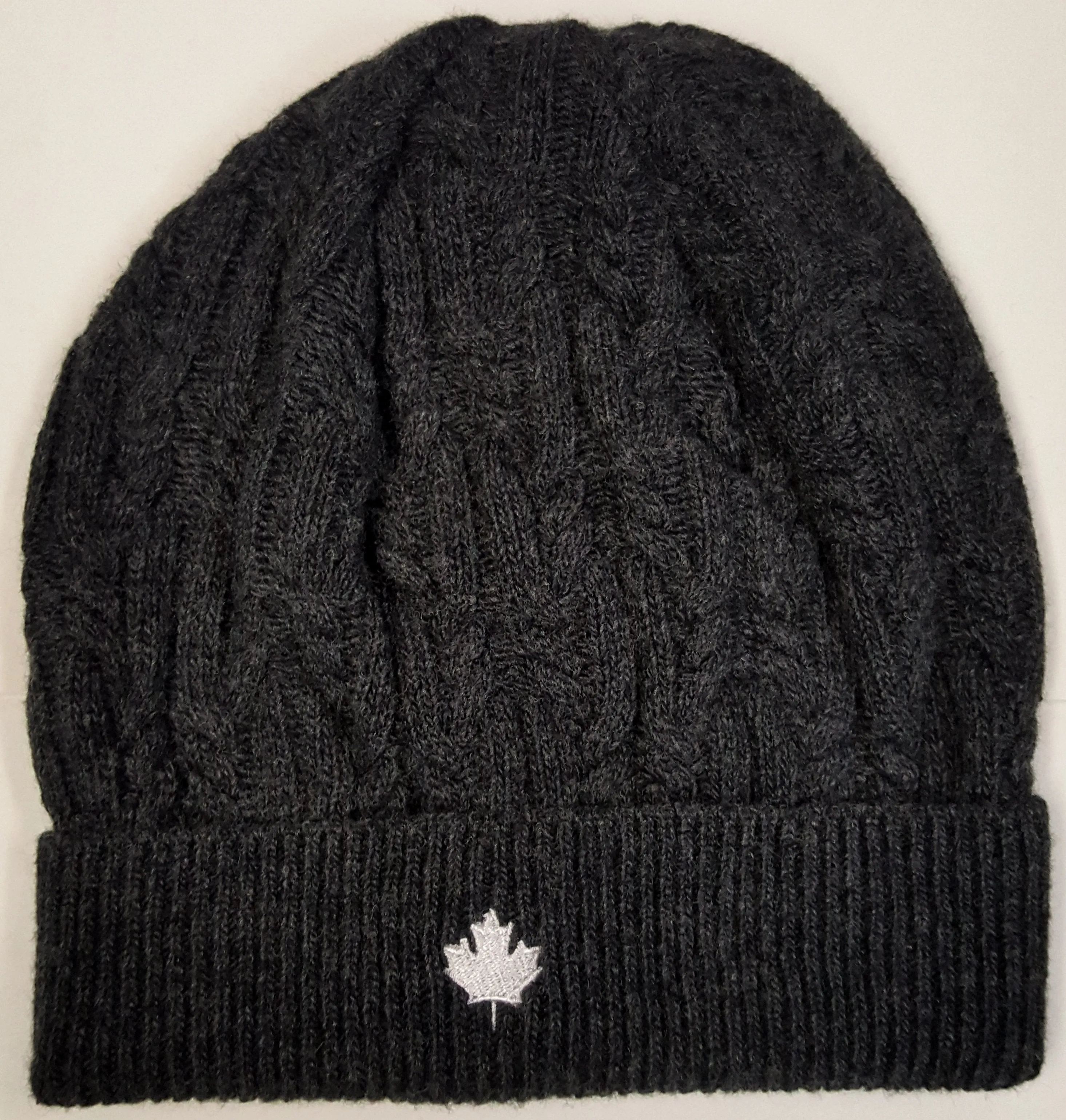 Unisex Merino Wool Blend Cable Knit Toque sold by Great Sox product image thumbnail 2