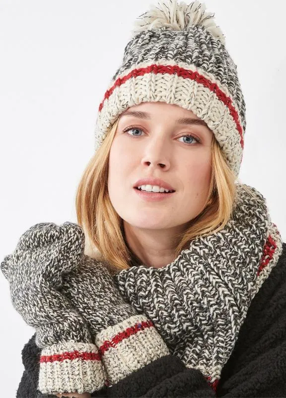 Charlie Paige Classic Winter Heritage Hat , Scarf And Mitten Set sold by Great Sox