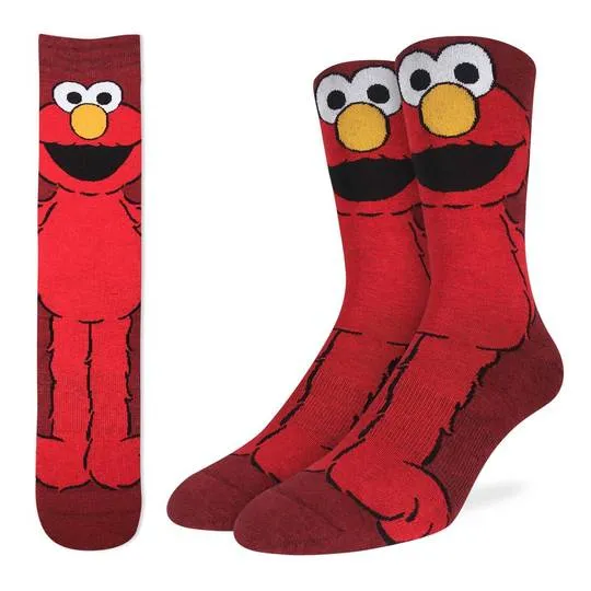 "Elmo" Crew Socks by Good Luck Sock sold by Great Sox