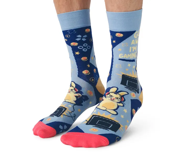 "Gamer" Cotton Crew Socks by Uptown Sox sold by Great Sox product image thumbnail 4