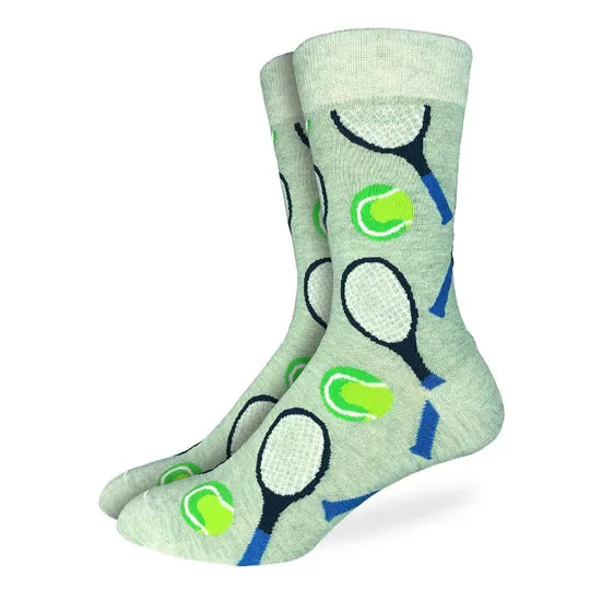 "Tennis" Cotton Crew Socks by Good Luck Sock sold by Great Sox product image thumbnail 2