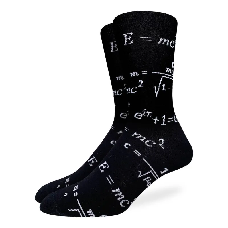 "Math Equations"  Socks by Good Luck Sock sold by Great Sox