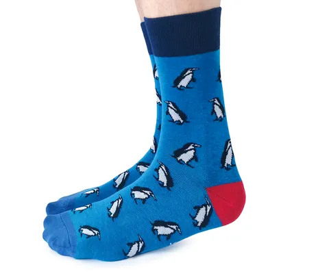 "Rockhopper" Cotton Crew Socks by Uptown Sox - Large sold by Great Sox