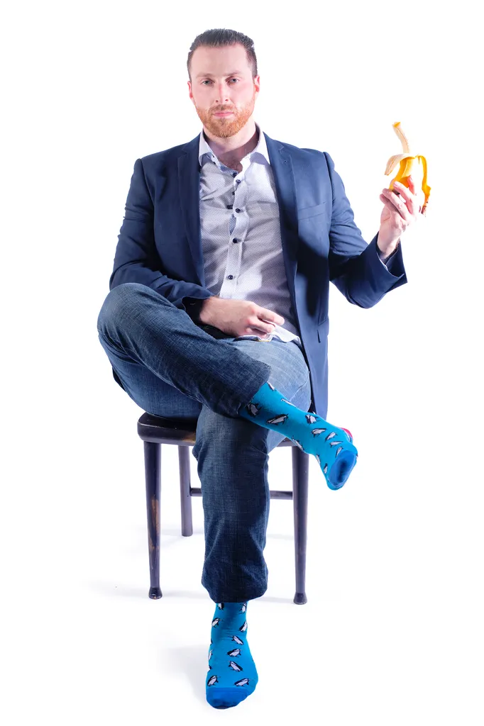 "Rockhopper" Cotton Crew Socks by Uptown Sox - Large sold by Great Sox product image thumbnail 2