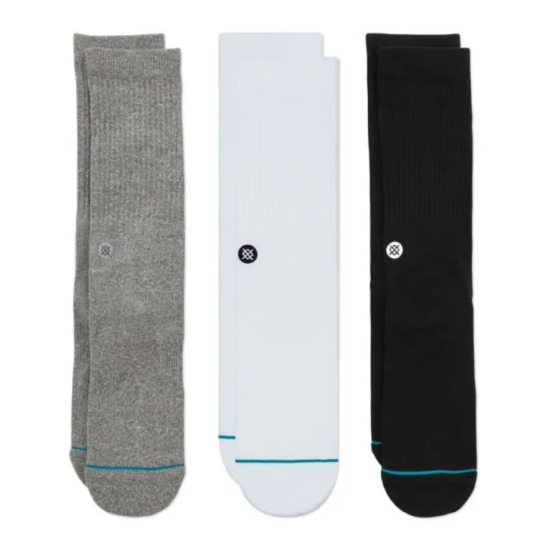 Stance "Icon 3 Pack" Combed Cotton Socks sold by Great Sox