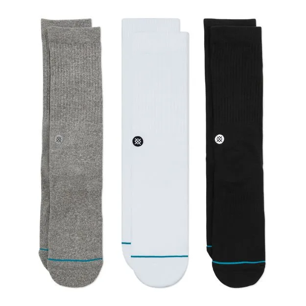 Stance "Icon 3 Pack" Combed Cotton Socks sold by Great Sox