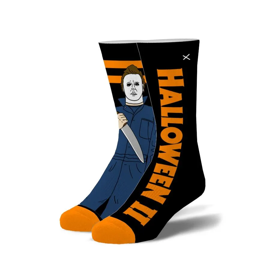 "Michael Myers" Cotton Crew Socks by ODD Sox sold by Great Sox