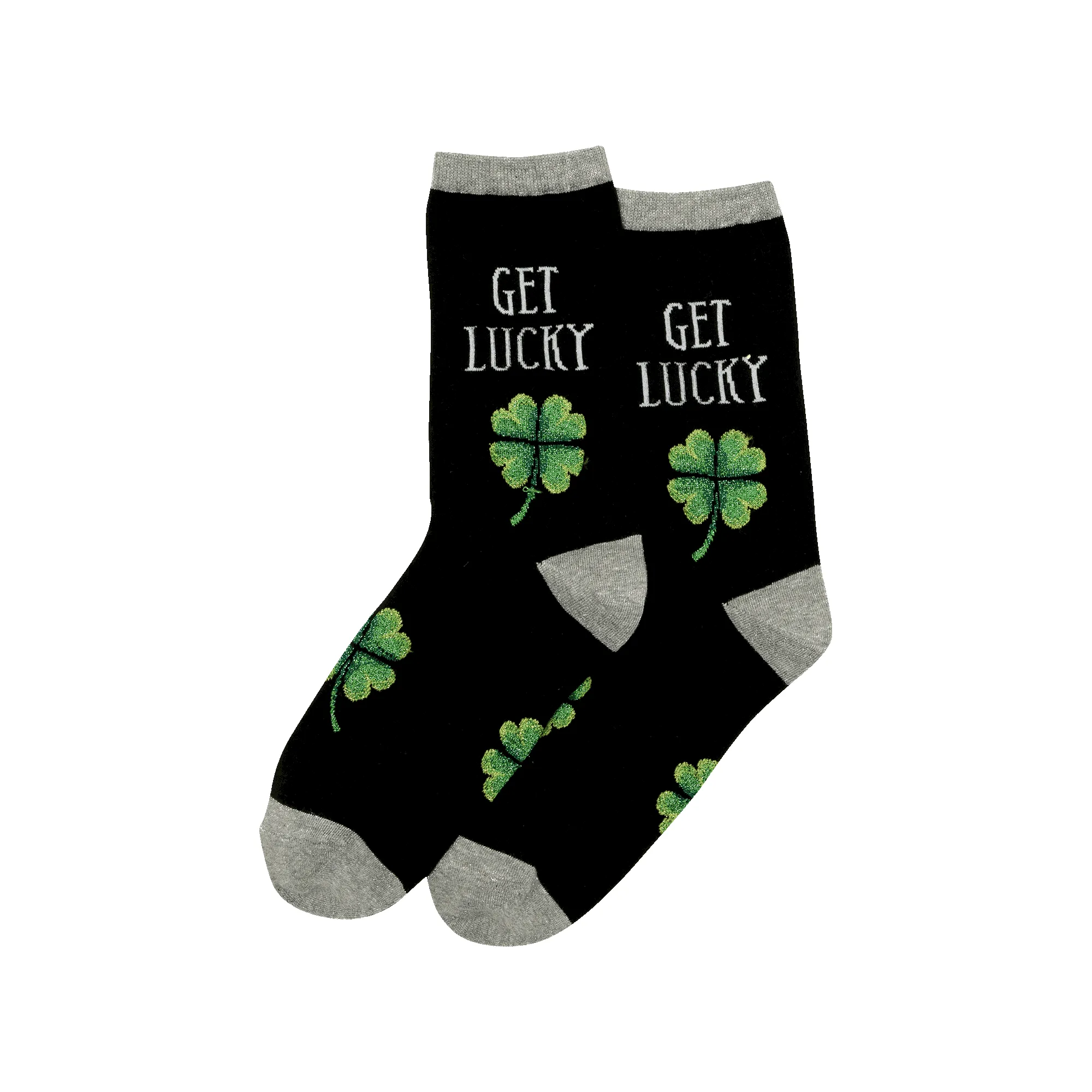 "Get Lucky" Cotton Crew Socks by Hot Sox sold by Great Sox product image thumbnail 2