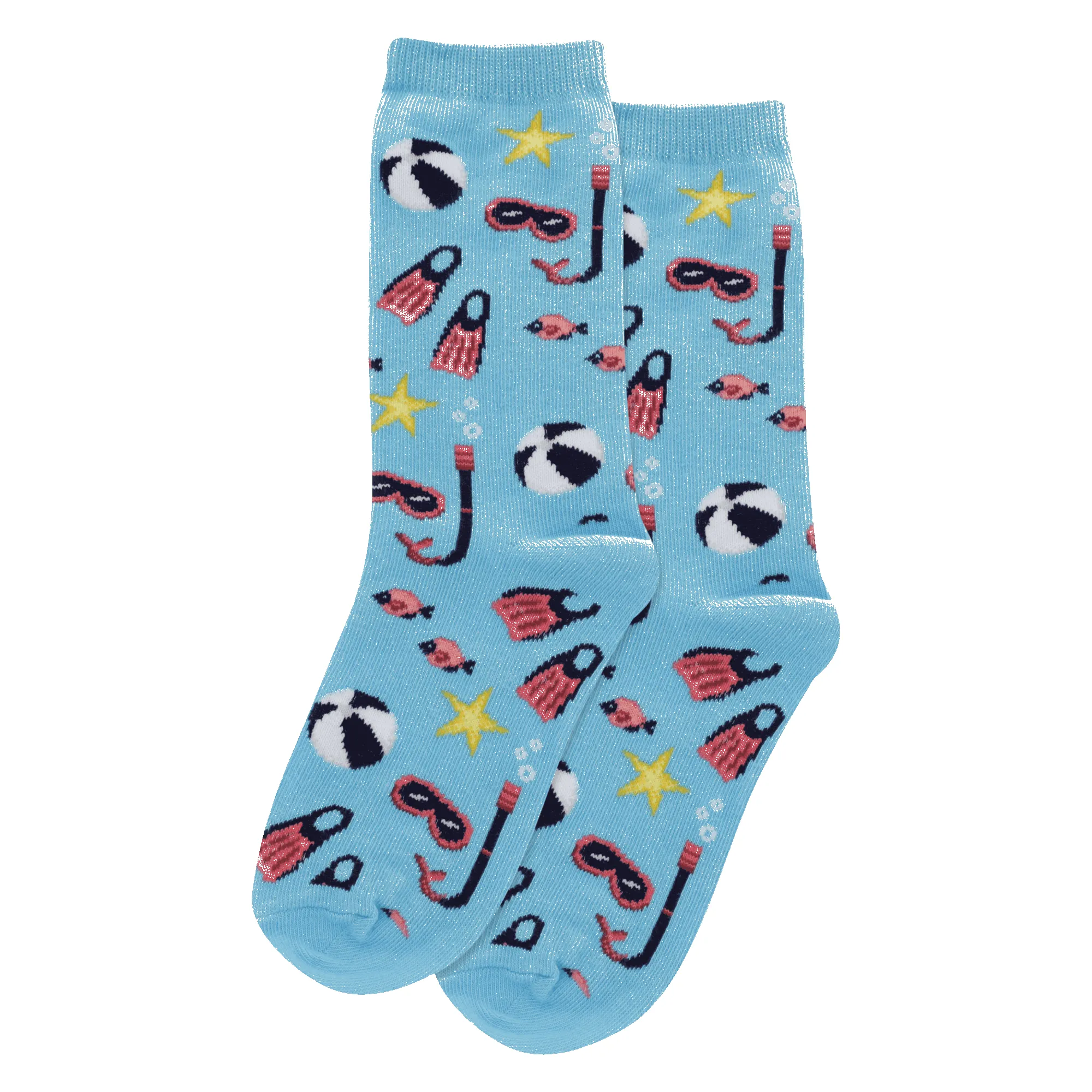Kid's "Snorkel" Cotton Crew Socks by Hot Sox sold by Great Sox product image thumbnail 2