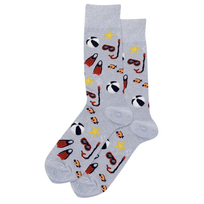 Kid's "Snorkel" Cotton Crew Socks by Hot Sox made by Hot Sox