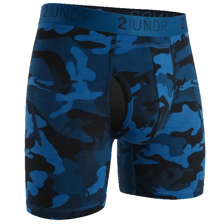 2UNDR Swing Shift 6" Boxer Brief - Night Camo sold by Great Sox