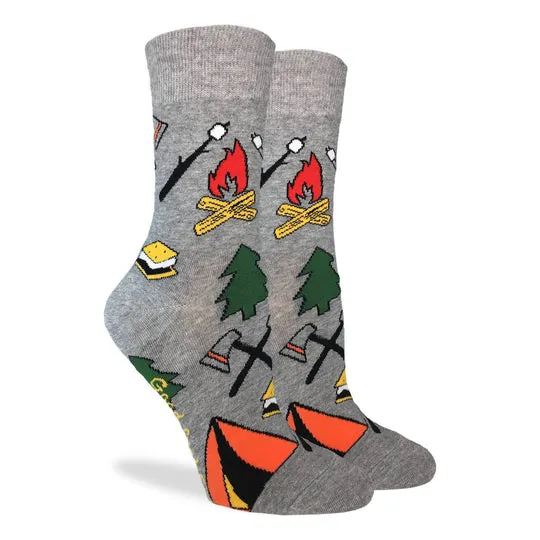 "Camping" Crew Socks by Good Luck Sock (CLEARANCE) sold by Great Sox product image thumbnail 2
