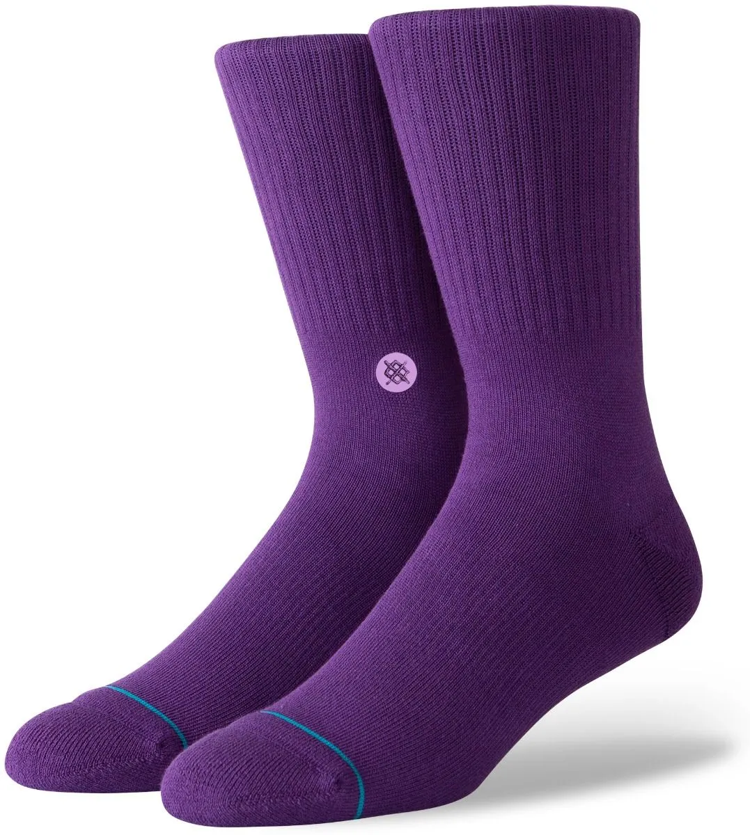 Stance "Icon" Combed Cotton Crew Socks sold by Great Sox product image thumbnail 4