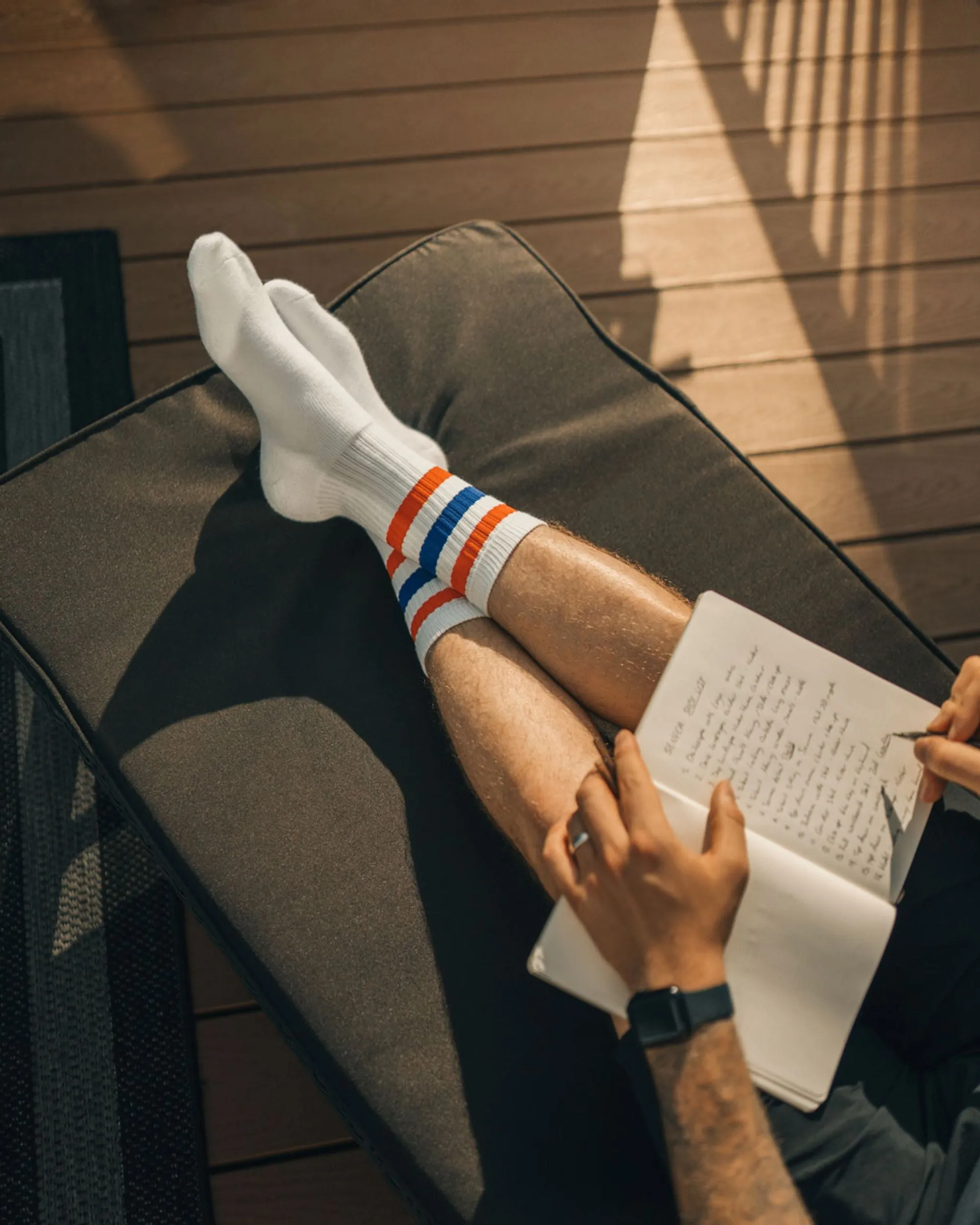 J.B. Field's Organic Cotton Varsity Stripe Athletic Socks sold by Great Sox product image thumbnail 3