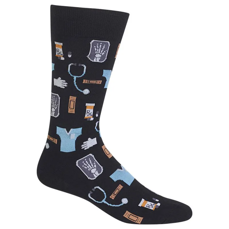 "Medical" Cotton Crew Socks by Hot Sox made by Hot Sox