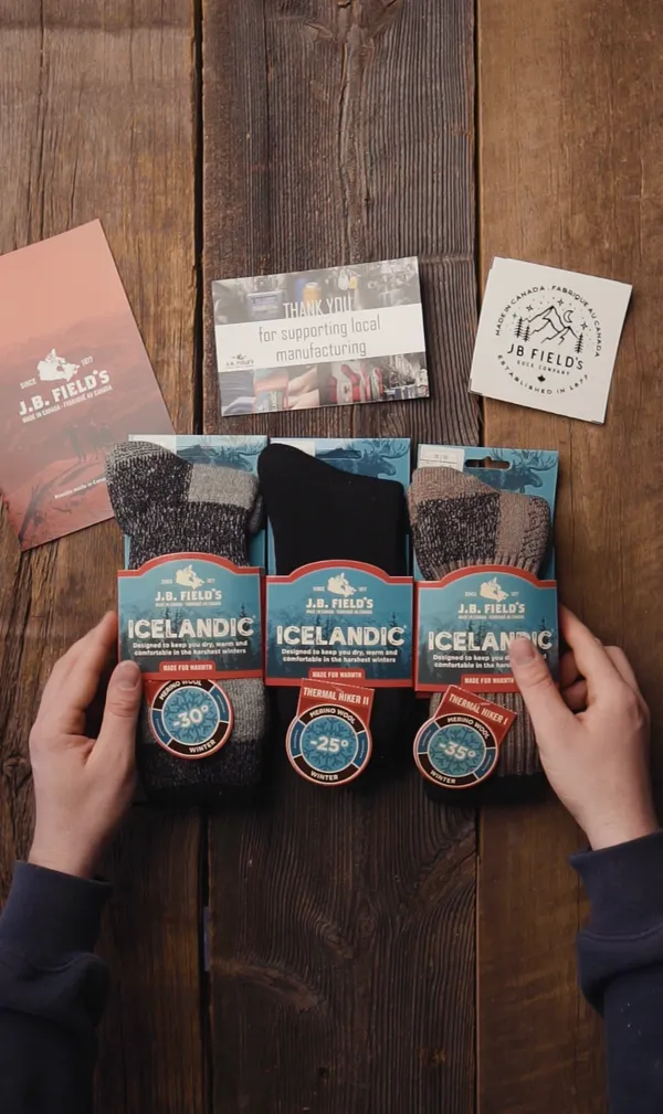 3 PAIR - J.B. Field's Best Of Merino Wool Winter Socks (Assorted) sold by Great Sox product image thumbnail 2