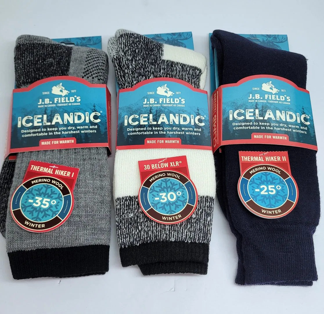 3 PAIR - J.B. Field's Best Of Merino Wool Winter Socks (Assorted) sold by Great Sox product image thumbnail 3