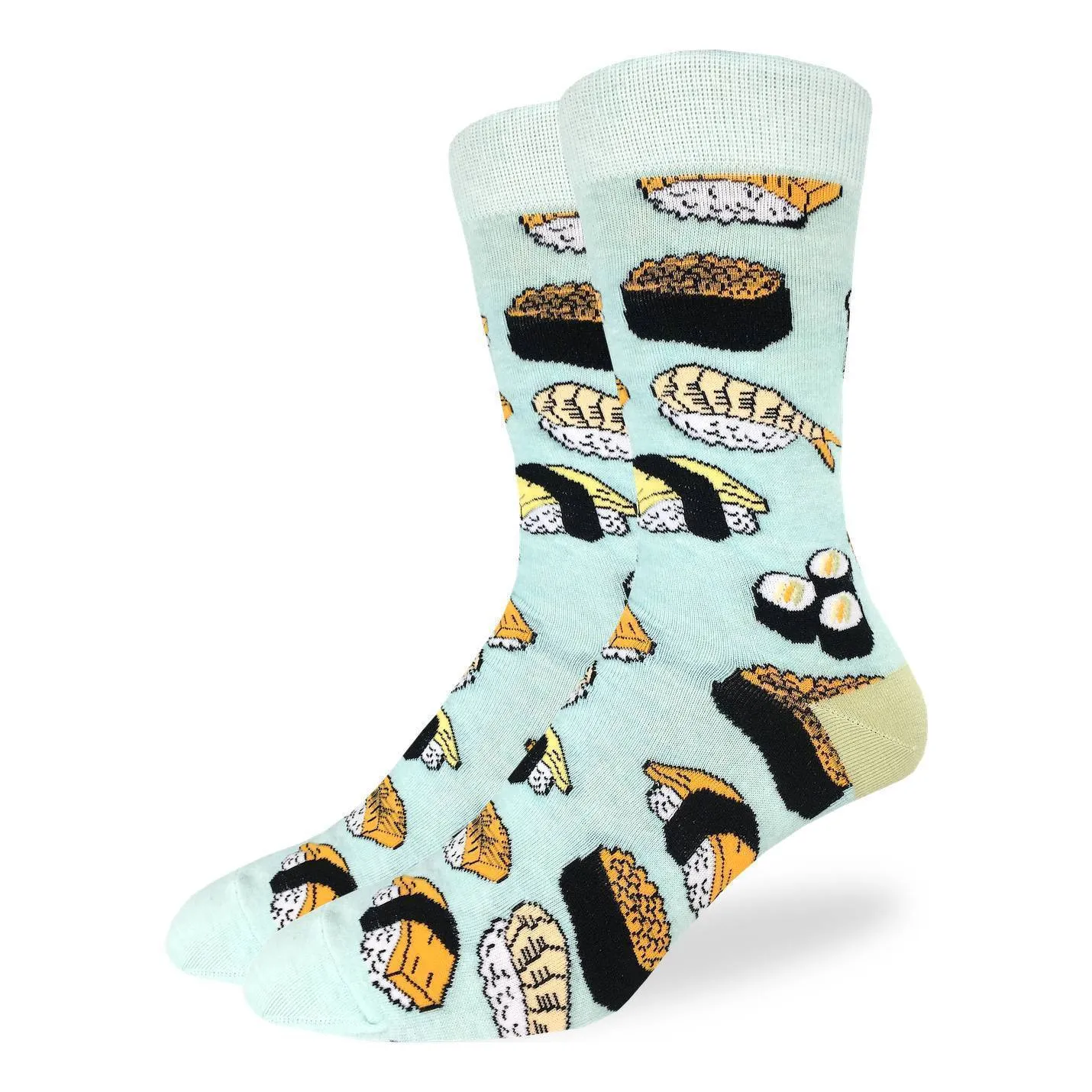 "Sushi" Cotton Crew Socks by Good Luck Sock sold by Great Sox product image thumbnail 2