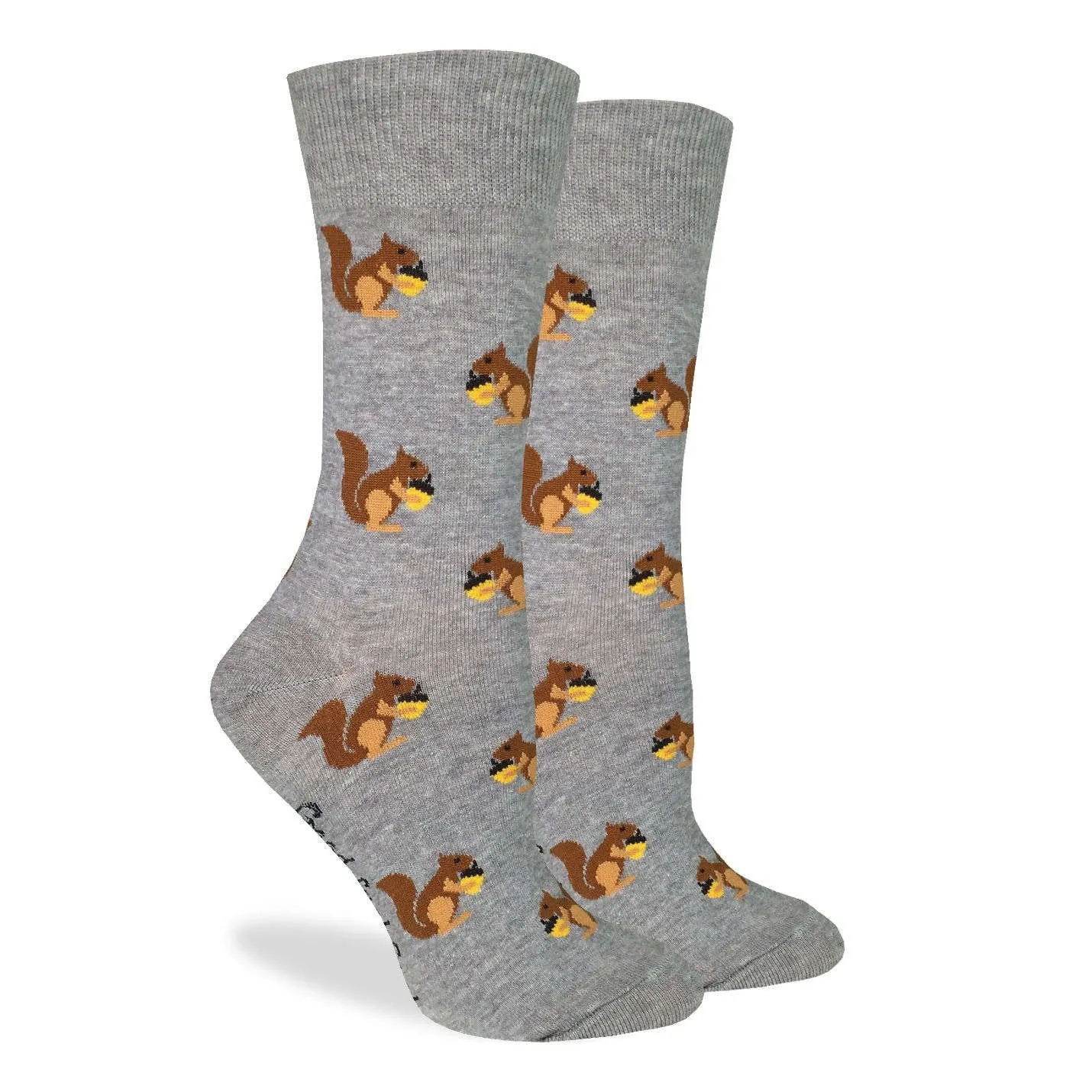"Squirrel" Cotton Crew Socks by Good Luck Sock sold by Great Sox product image thumbnail 2