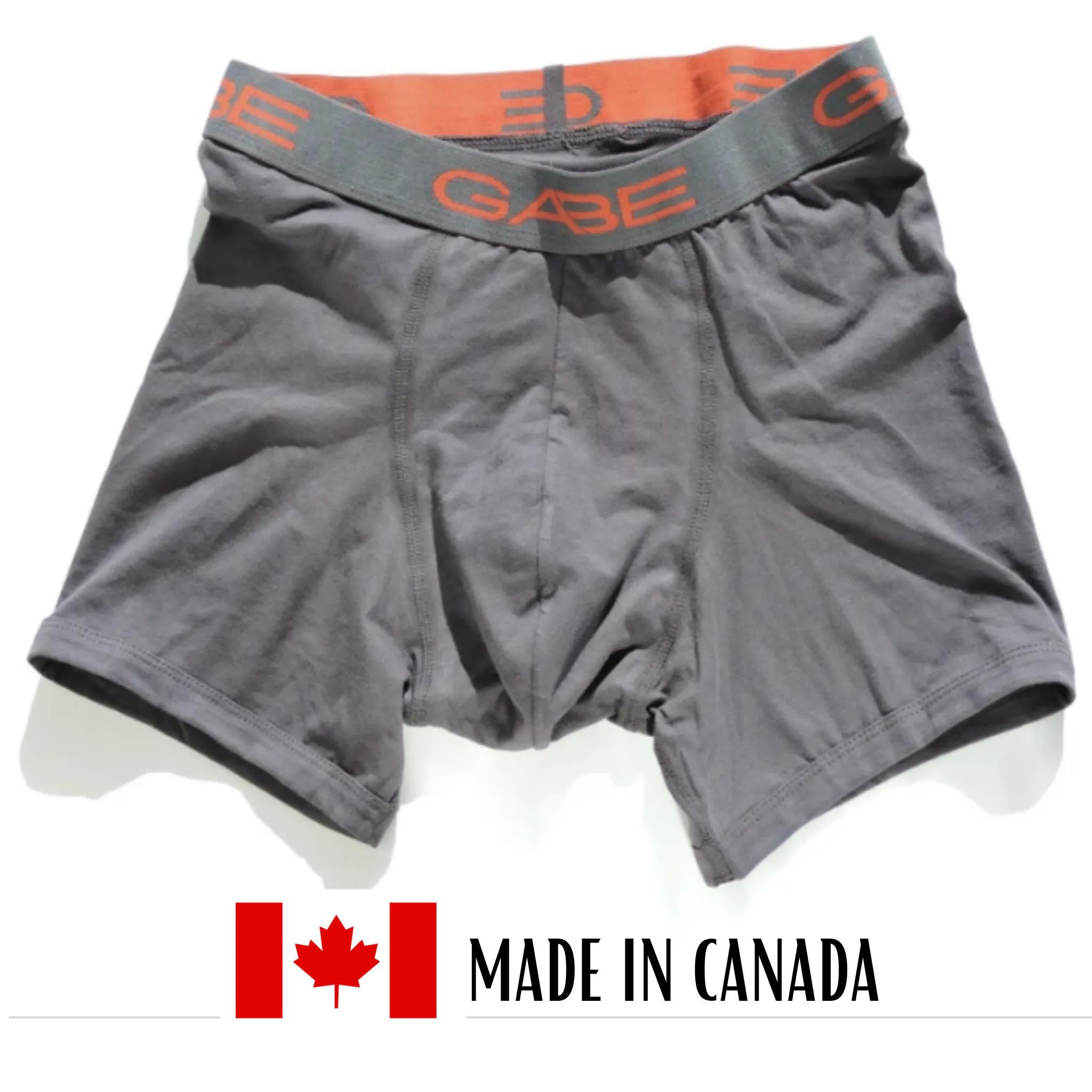 Men's Organic Cotton Boxer Briefs Made in Canada by Gabe sold by Great Sox