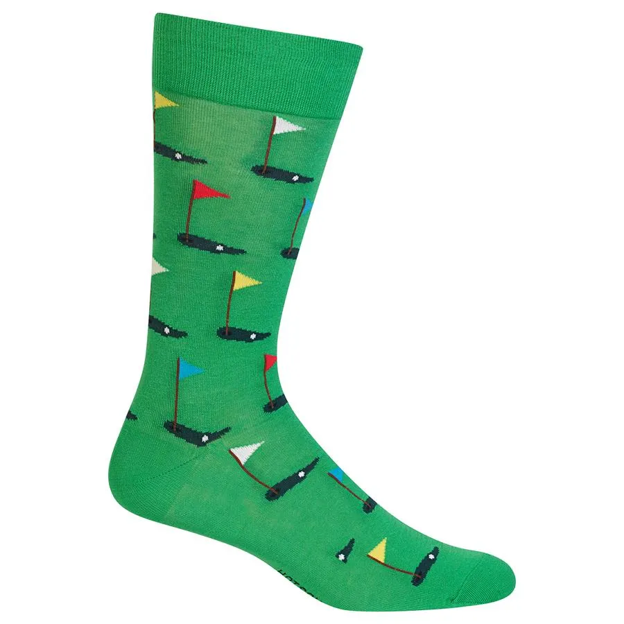 Golf Cotton Crew Socks by Hot Sox - Large sold by Great Sox