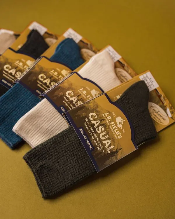 J.B. Field's Cashmere "Non-binding" Weekender Socks sold by Great Sox product image thumbnail 3
