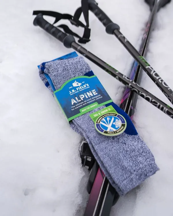 J.B. Field's Alpine "Ski & Snow II" Knee High Merino/Coolmax Ski Sock sold by Great Sox product image thumbnail 3