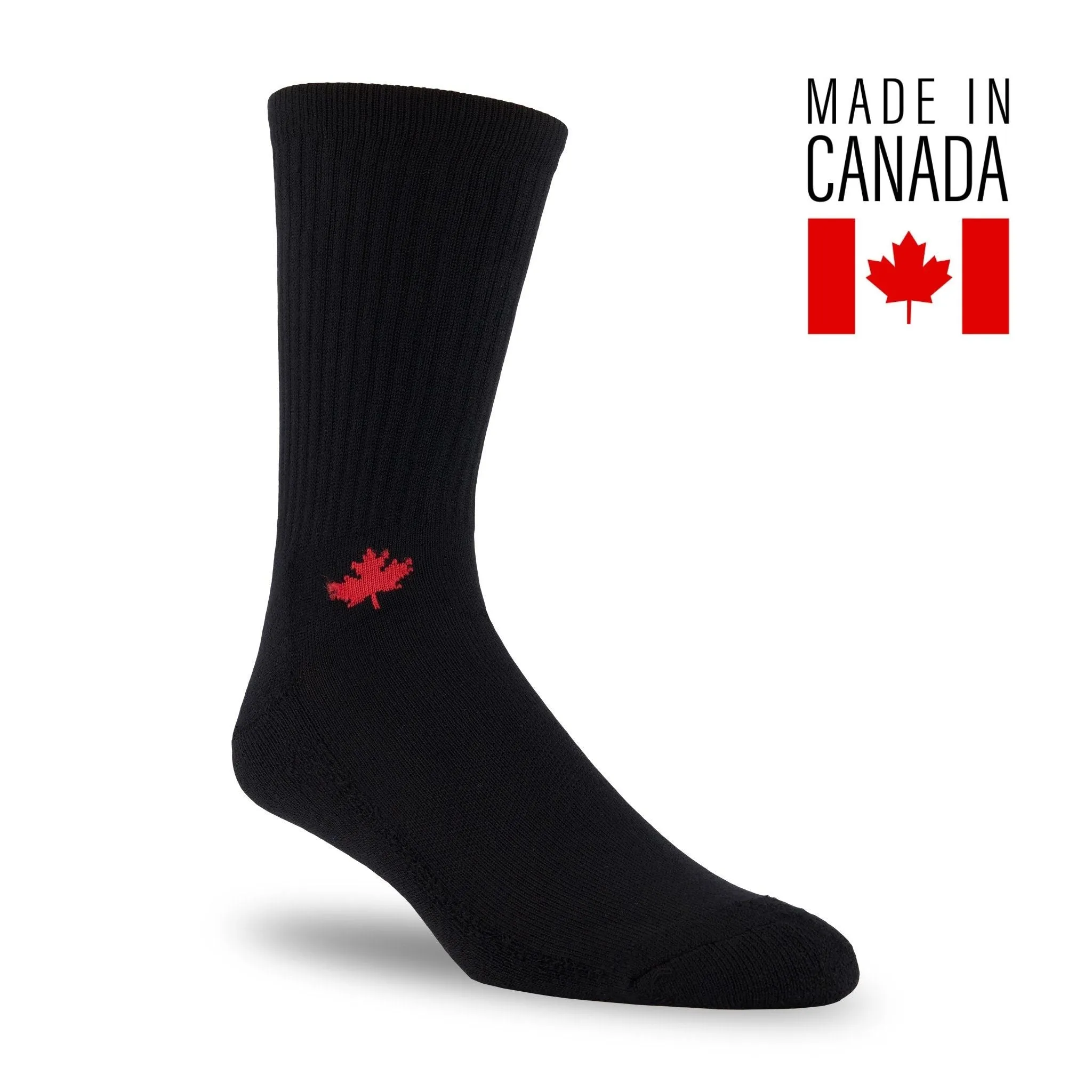 J.B. Field's Athletic "Canadian Maple Leaf" Bamboo Crew sold by Great Sox