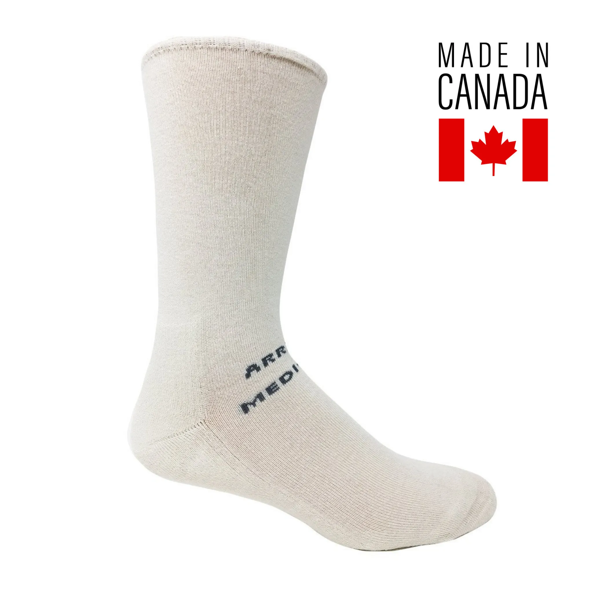 2 PAIR - Vagden Holofiber Casual Mid-Calf Diabetic Sock (CLEARANCE) sold by Great Sox