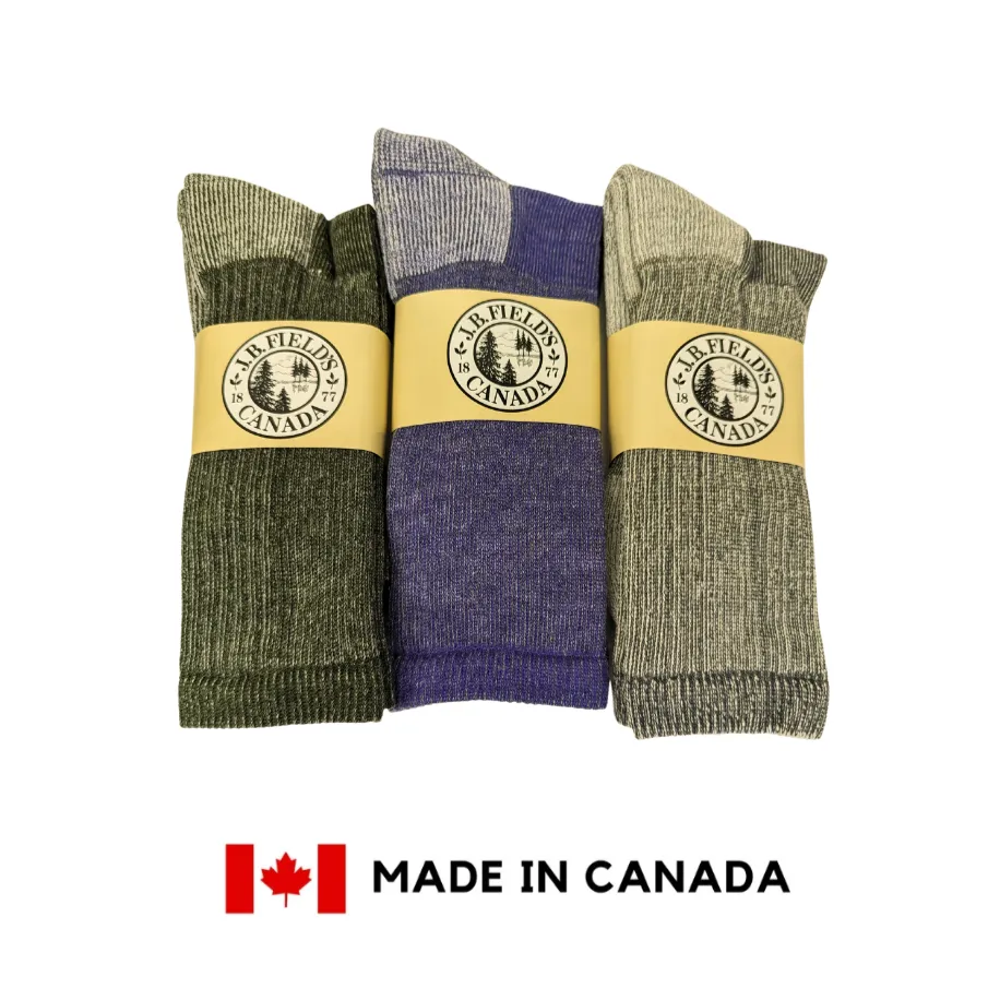 3 PAIR - J.B. Field's "Hiker GX" Merino Wool Hiking Sock (SLIGHTLY IMPERFECT) - COLOURFUL sold by Great Sox product image thumbnail 5