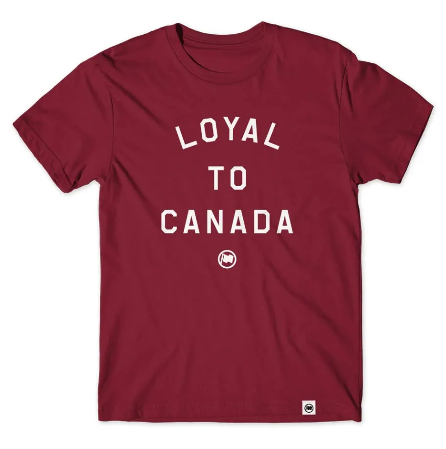 LOYAL to CANADA Unisex Tee - 100% Cotton sold by Great Sox