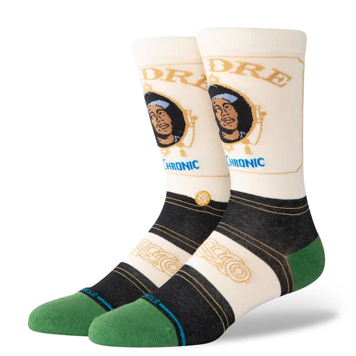 Stance x Dr. Dre "The Chronic Crew" Combed Cotton Crew Socks sold by Great Sox