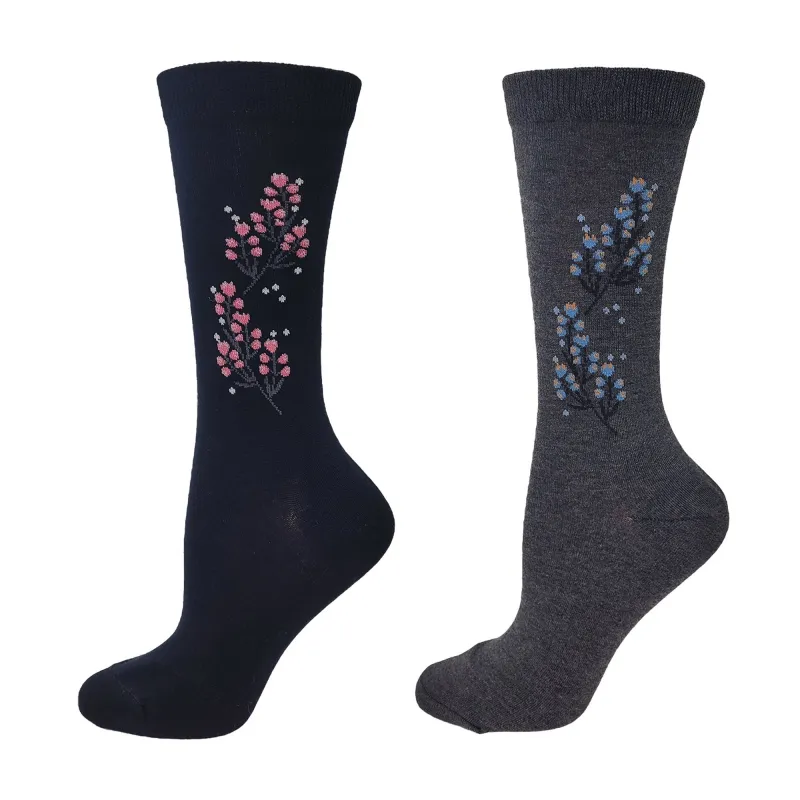 Bamboo Dress "Floral" Diabetic Socks by Wellness - Medium sold by Great Sox
